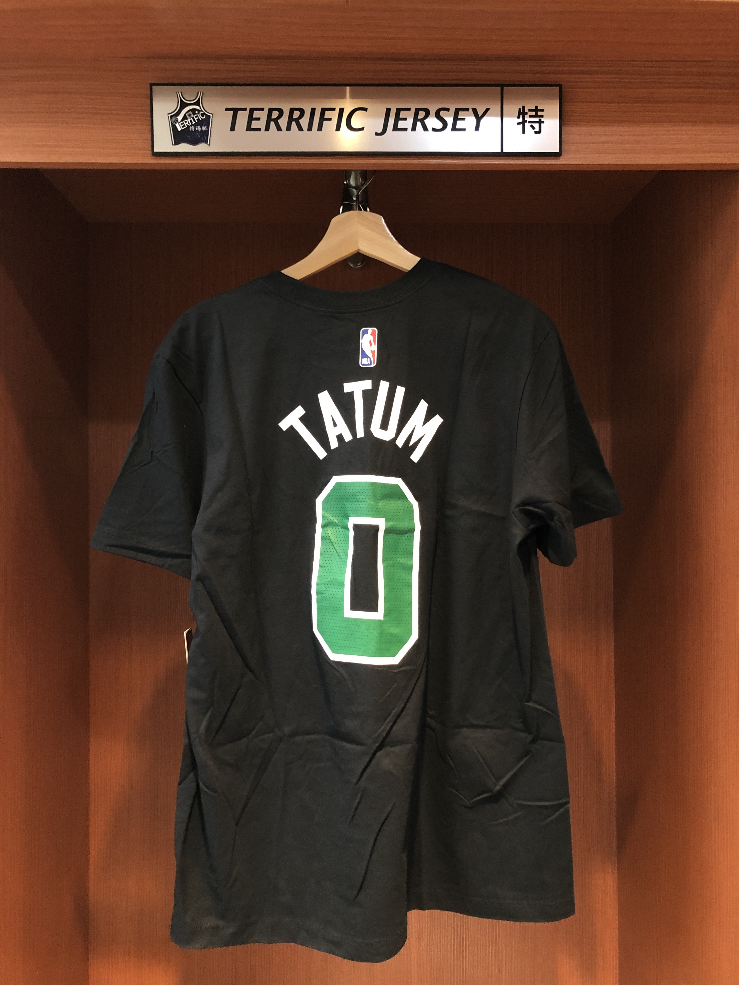 NBA短袖 Jayson Tatum 波士頓賽爾提克黑綠 Statement Jordan Player Name Tee 棉質 短袖 全新