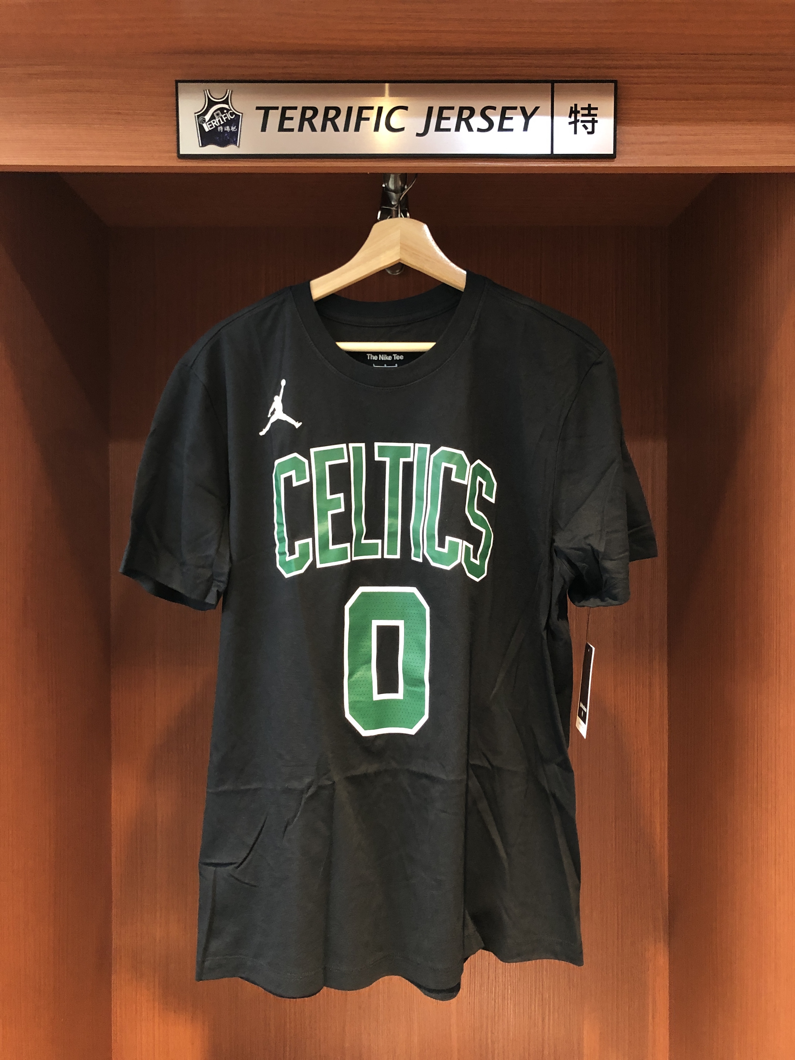 NBA短袖 Jayson Tatum 波士頓賽爾提克黑綠 Statement Jordan Player Name Tee 棉質 短袖 全新