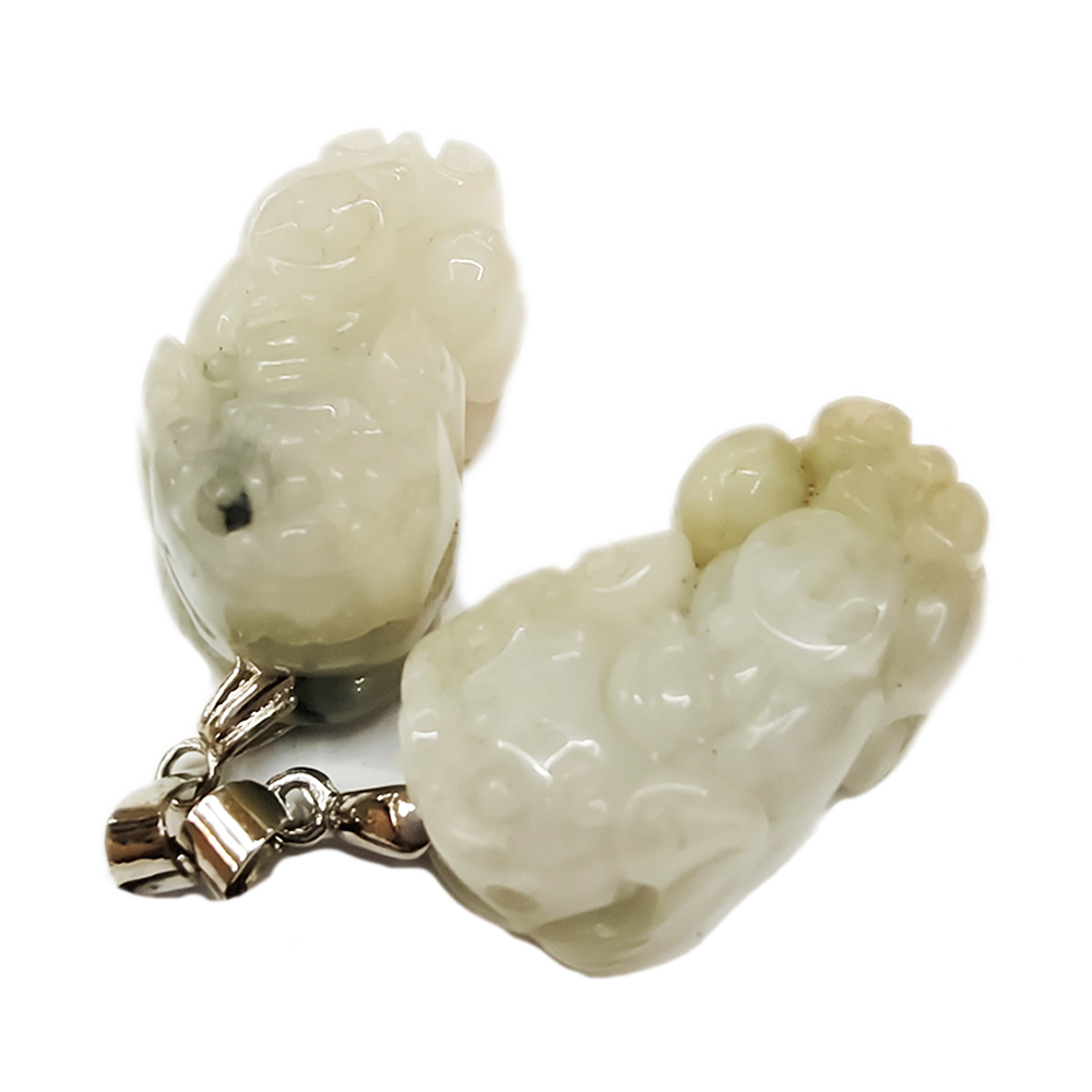貔貅(緬甸玉)墜飾1對【十方】136902