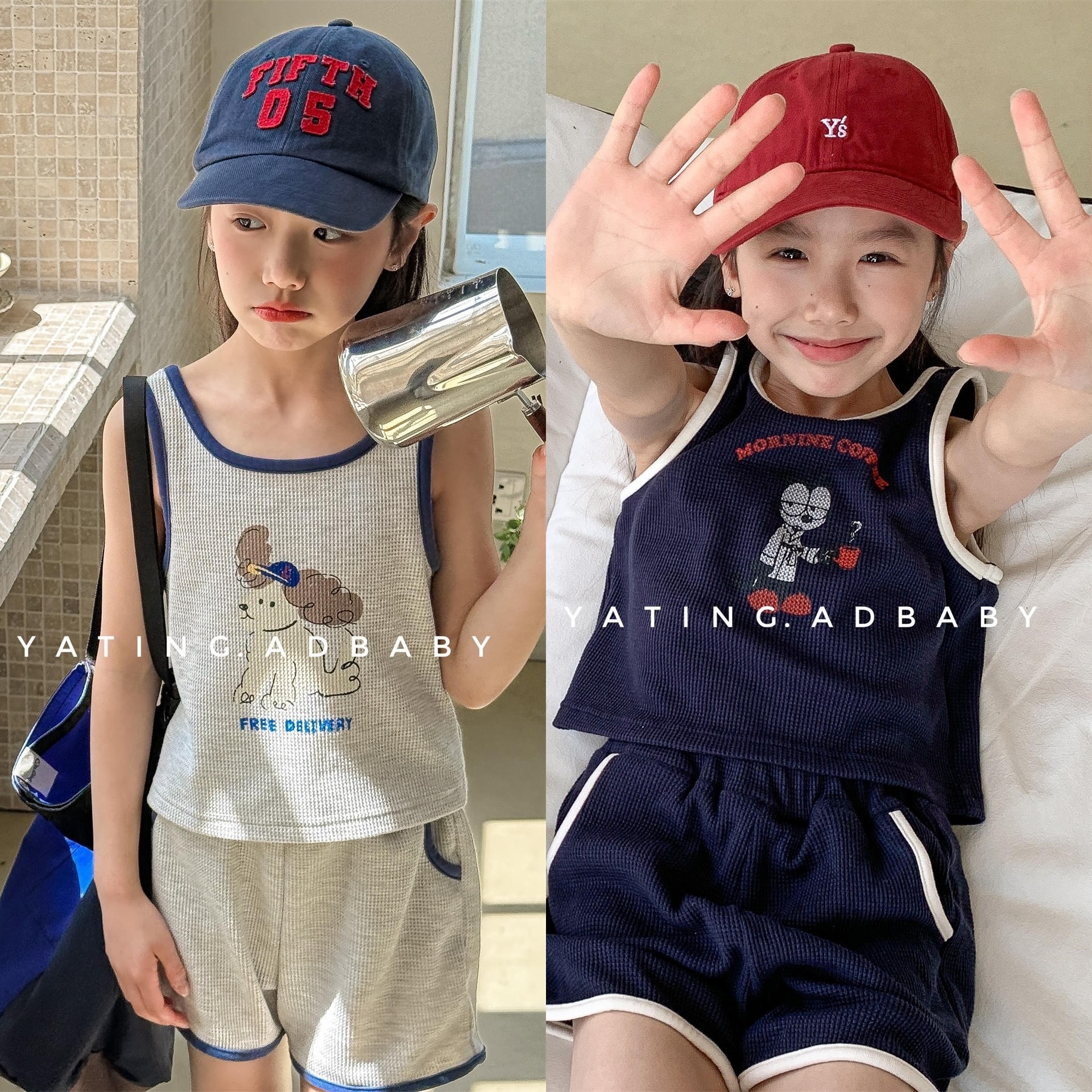 汪汪喵喵背心套裝