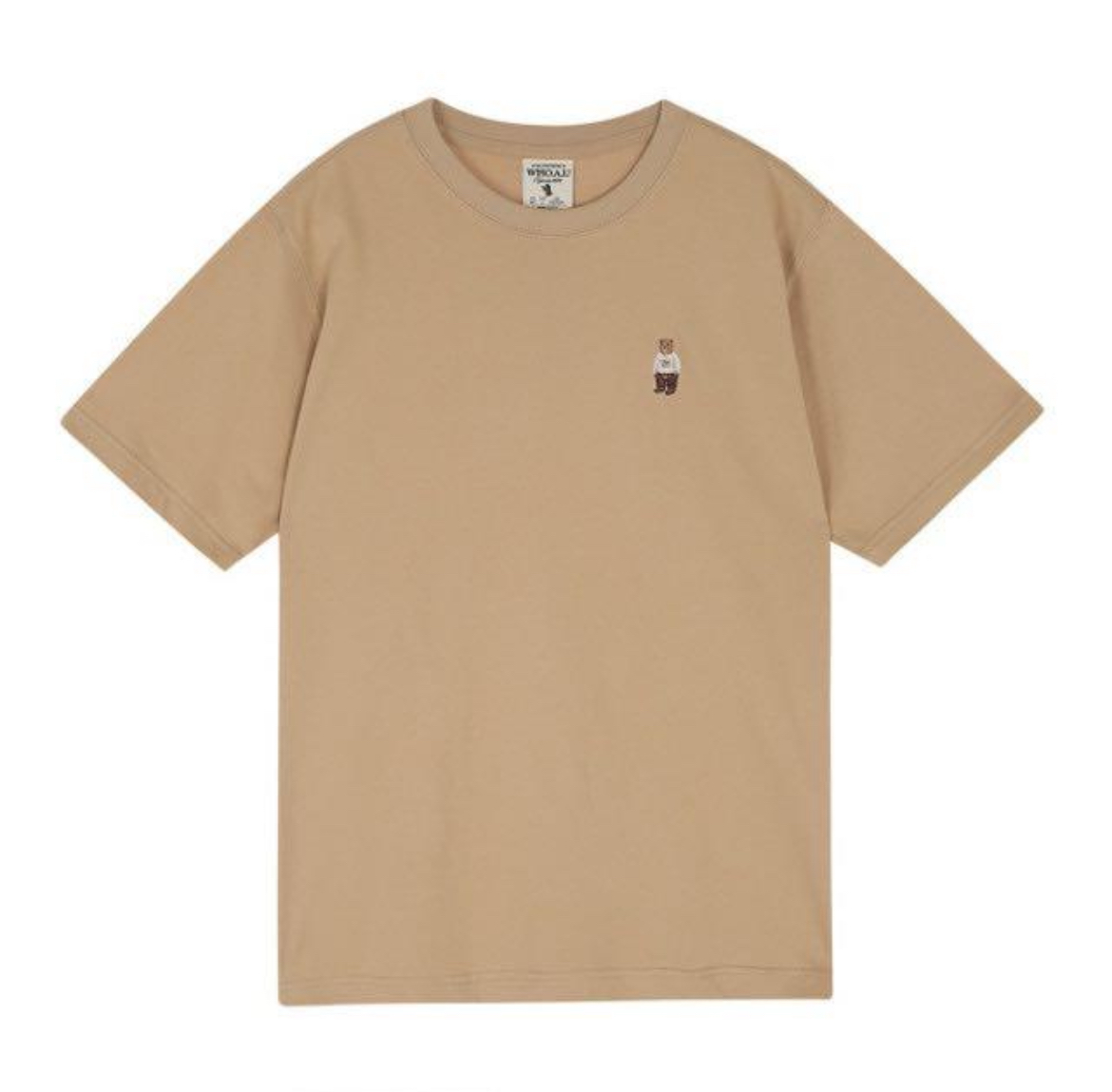 (現貨) whoau - bear tshirt (beige)