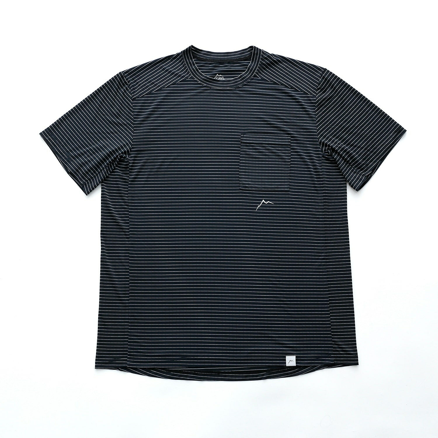 【CAYL】25ss stripe pocket short sleeve stripe pocket short sleeve / grey - CAYL
