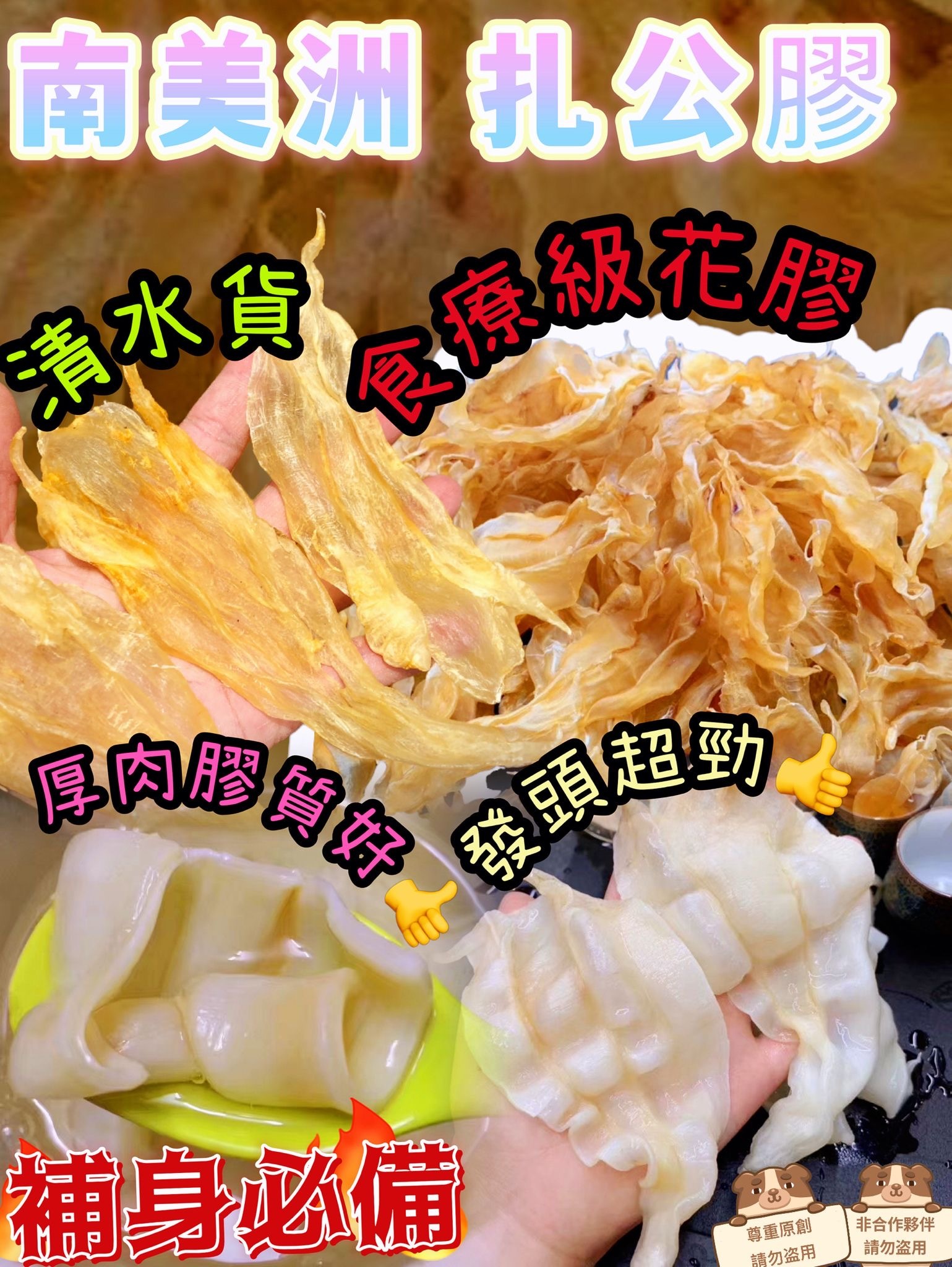 南美洲扎膠公150g