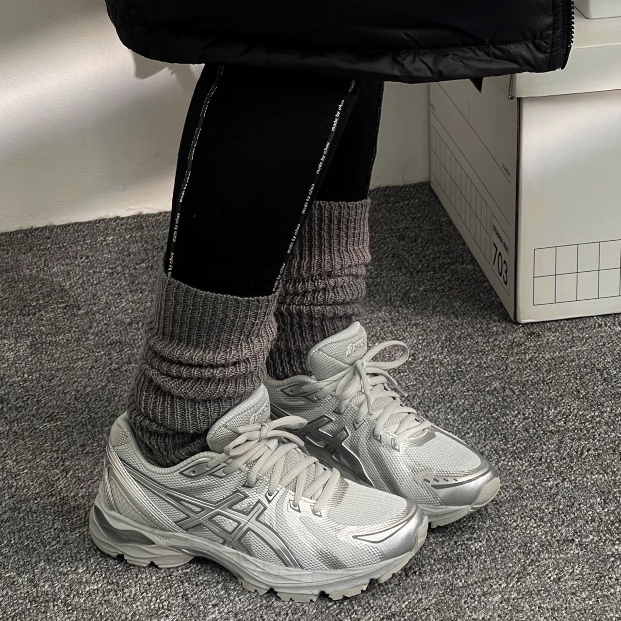 ASICS GEL-FLUX4 復古 金屬銀 科技感 太空銀 女鞋 亞瑟士 1012B464-020