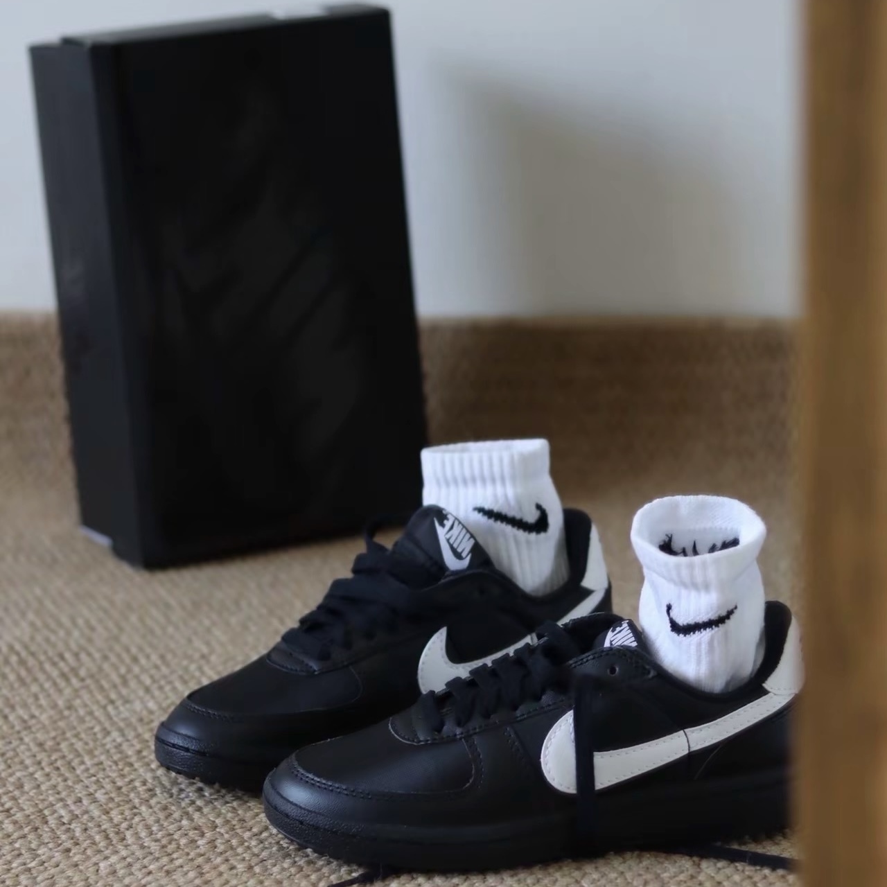 スニーカー Nike Field General M Black White HF3165001 HF3165-001 2024年 12/19 発売】NIKE FIELD GENERAL 82 “Black/White