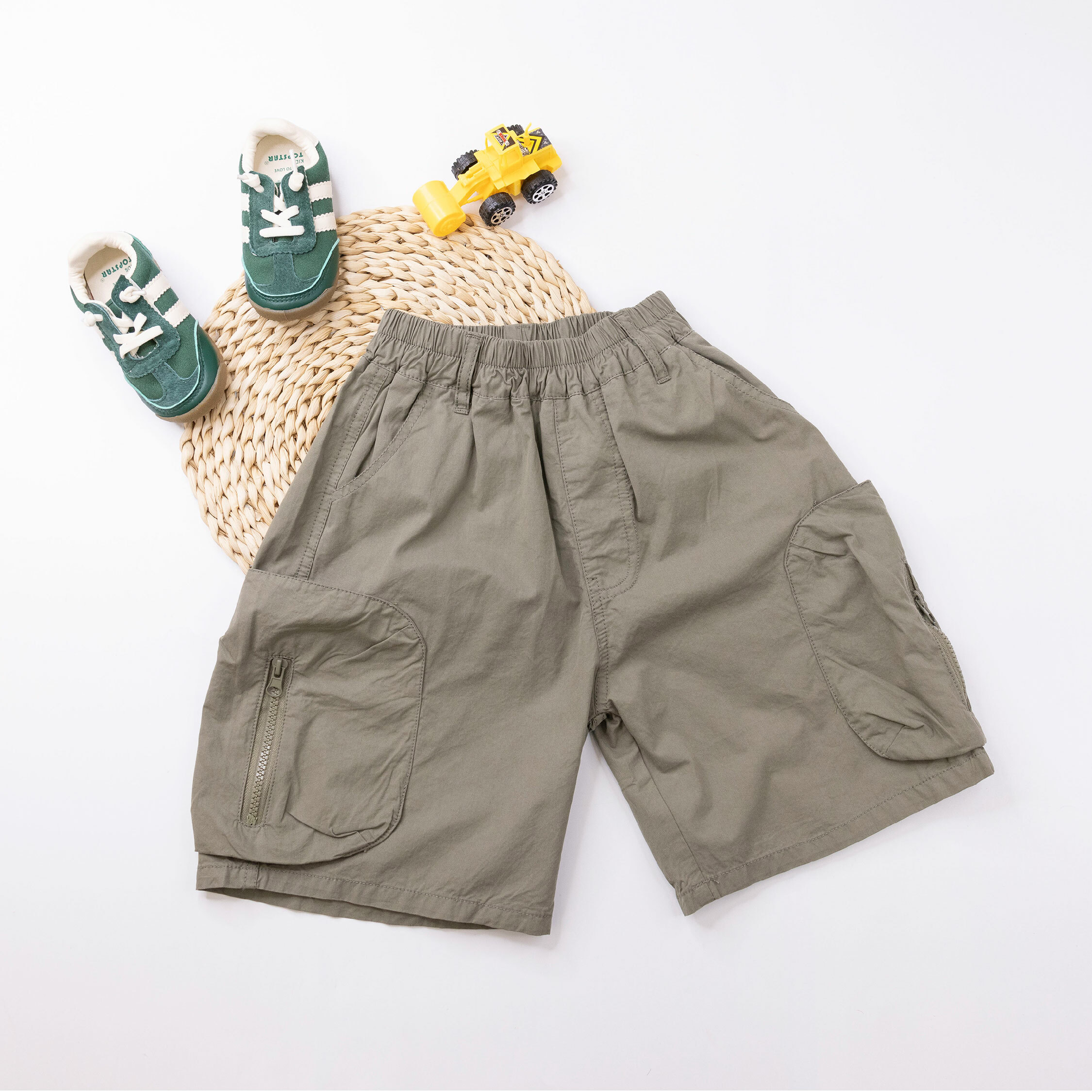 【H50234】多用口袋設計工裝短褲