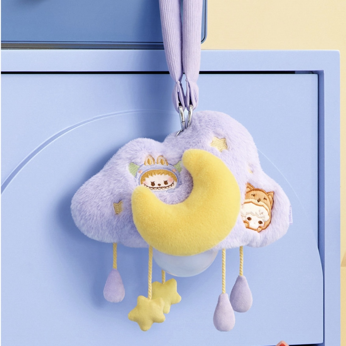 POPMART泡泡瑪特 泡泡萌粒睡衣派對 毛絨雲朵 小夜燈 吊飾 掛飾