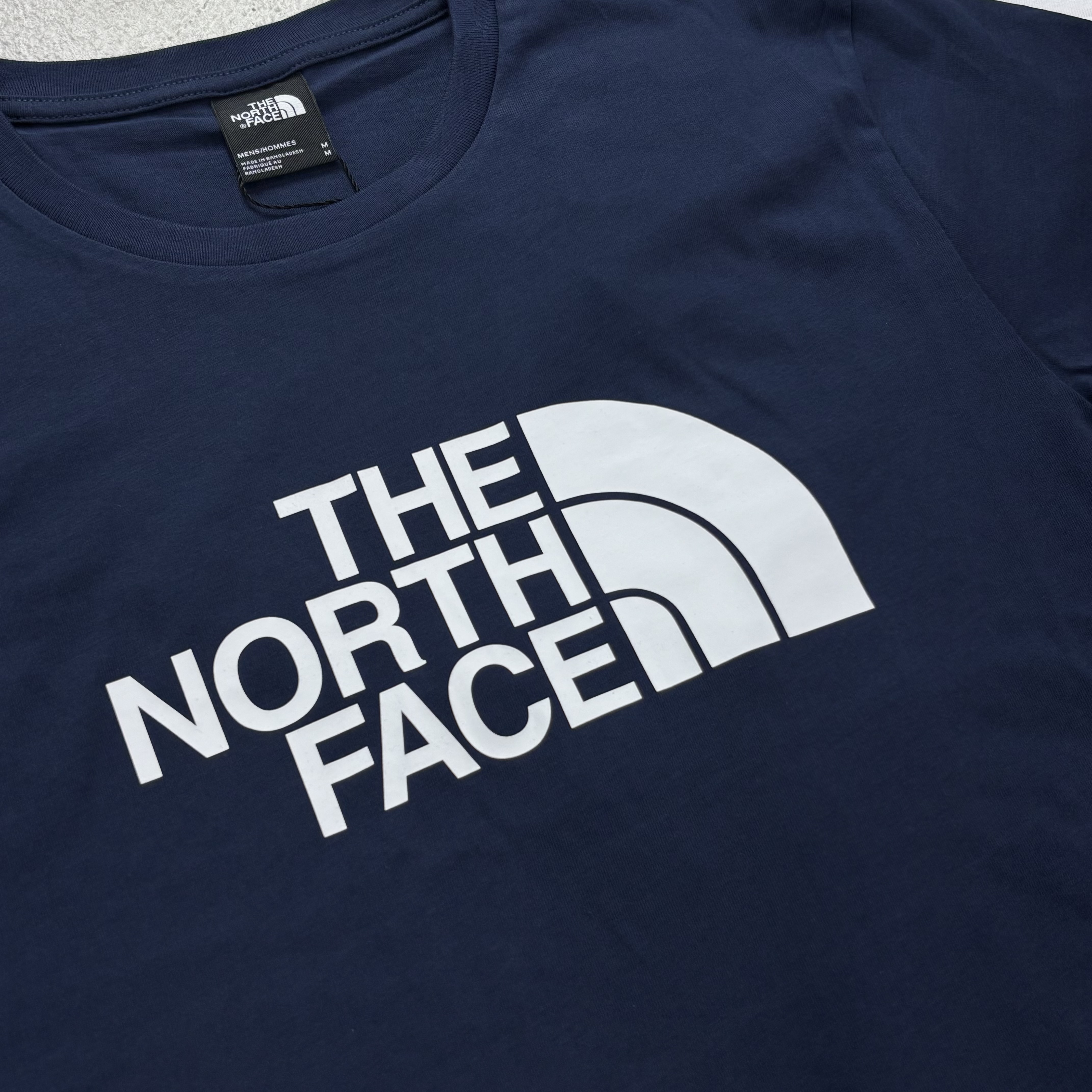 The North Face 大LOGO短袖 白/藍【NF0A8A6CB3O1NFB3O】