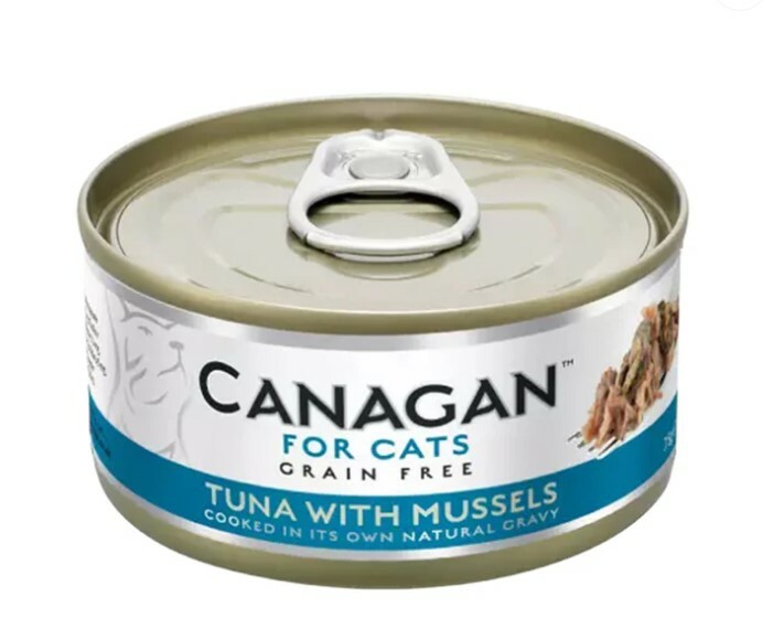 Canagan 原之選 貓咪主食罐 – 吞拿魚伴青口配方75g (原pack12罐)