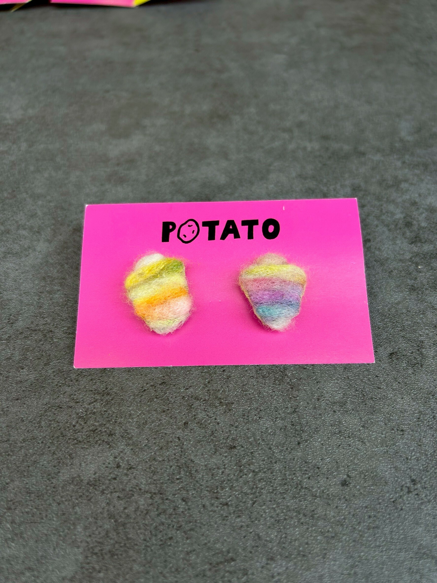 [POTATO] 棉花糖耳夾 (PT010)