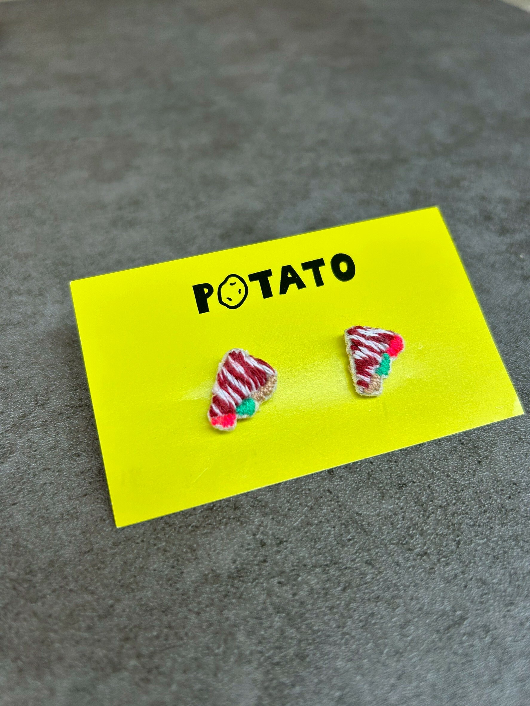 [POTATO] 刺繡耳針 (PT011)