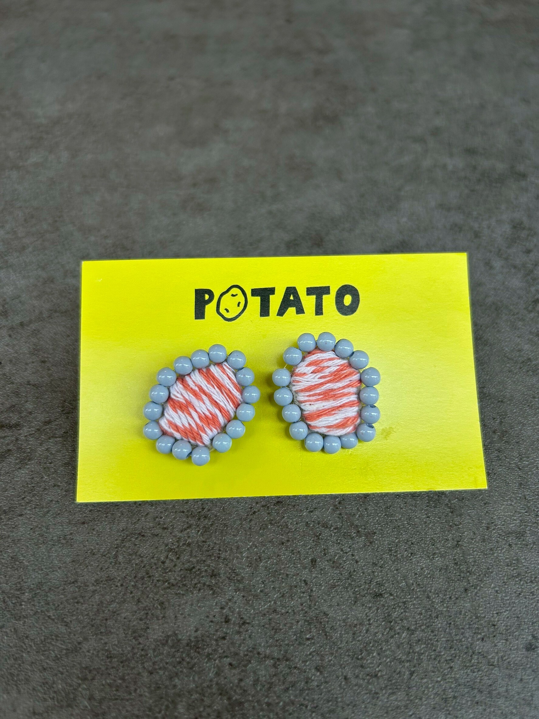 [POTATO] 水藍泡泡耳針 (PT013)