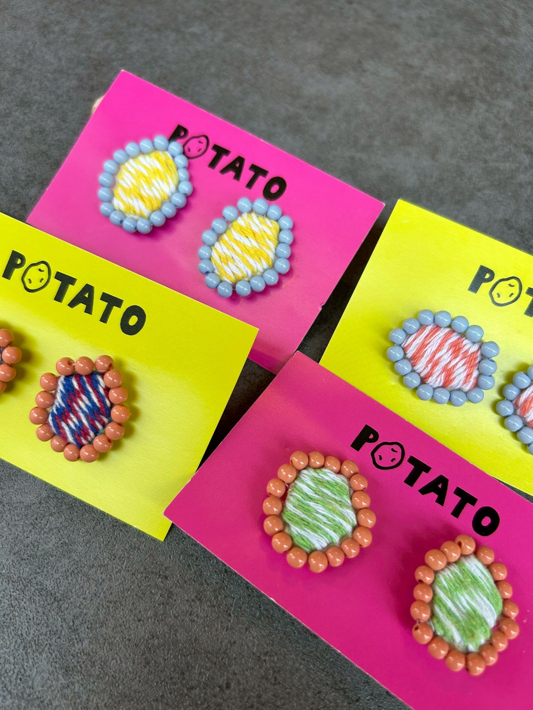 [POTATO] 粉紅泡泡耳針 (PT015)