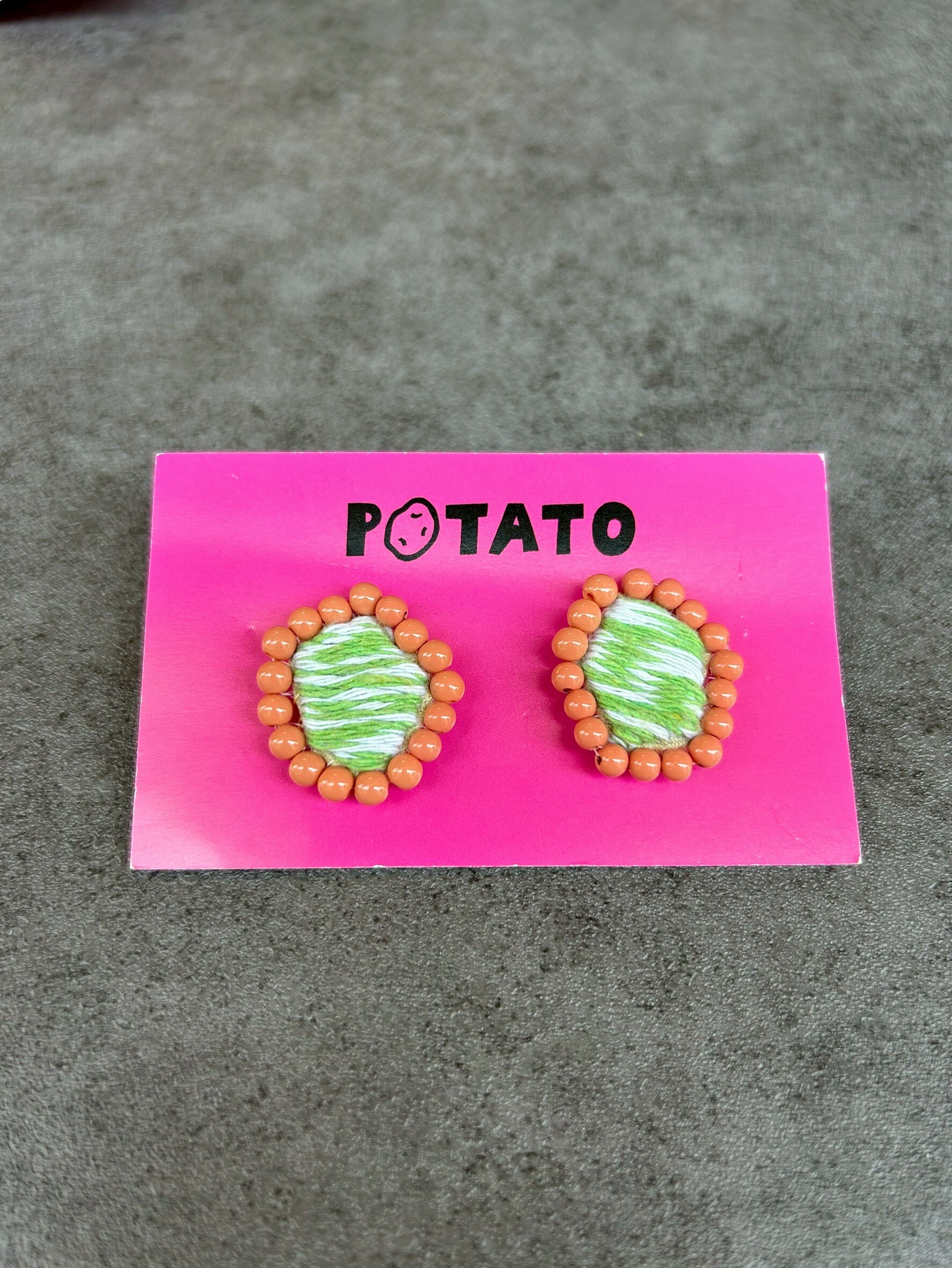 [POTATO] 粉紅泡泡耳夾 (PT016)