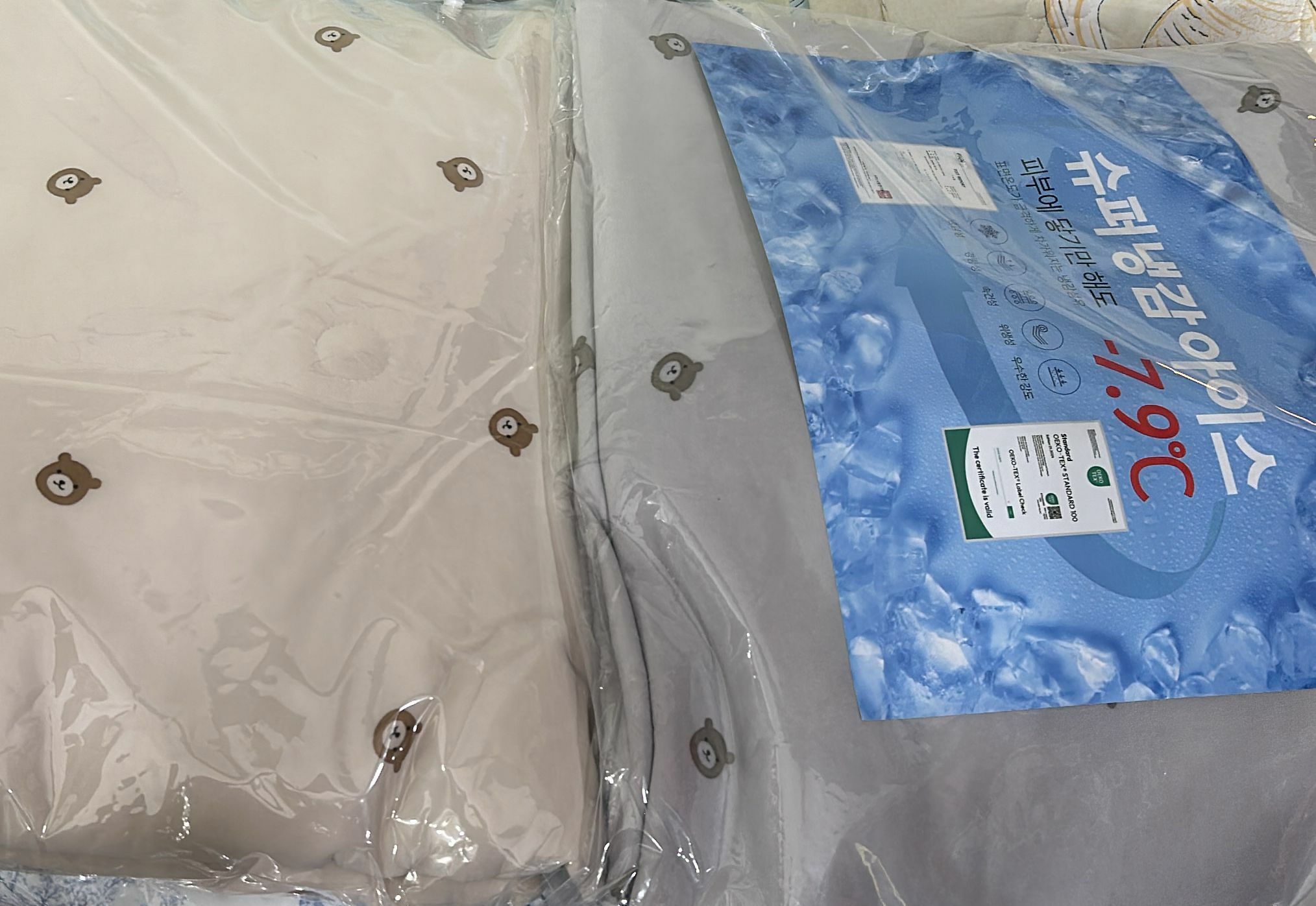 KE512  熊仔冰感被    單人 180x210 $299/1 $579/2 雙人200x230 $359/1 $699/2