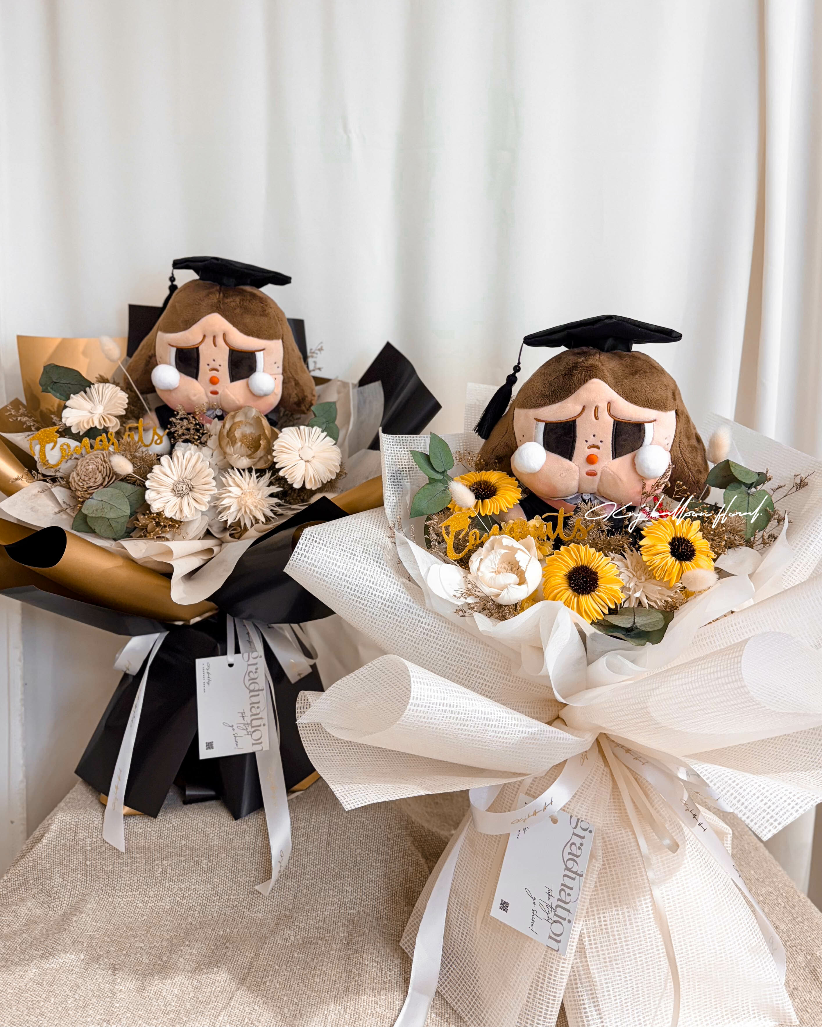 Crybaby 哭娃畢業乾燥花束