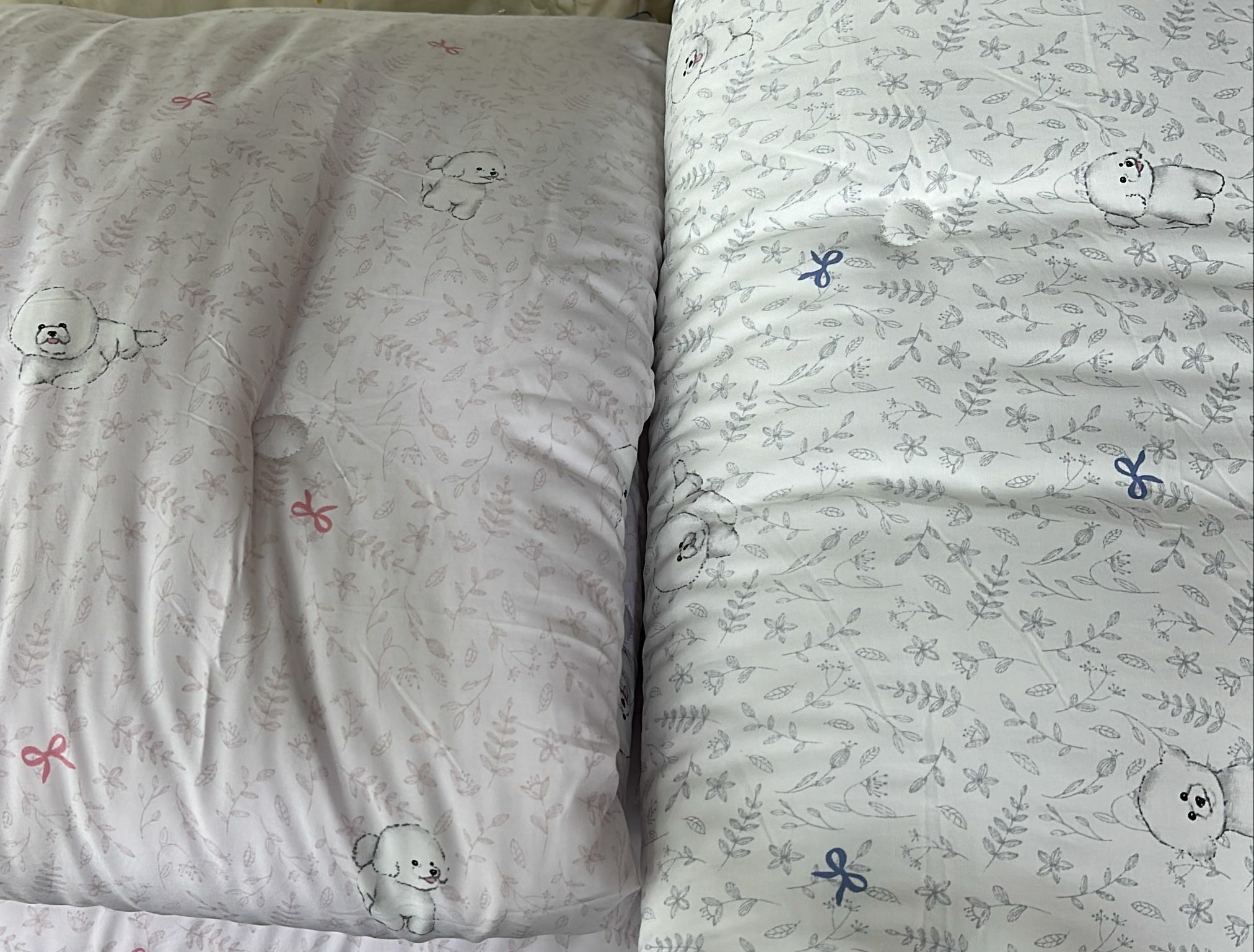 KE520  狗仔四季被  粉 灰  單人 180x210 $439/1 雙人200x230 $499/1