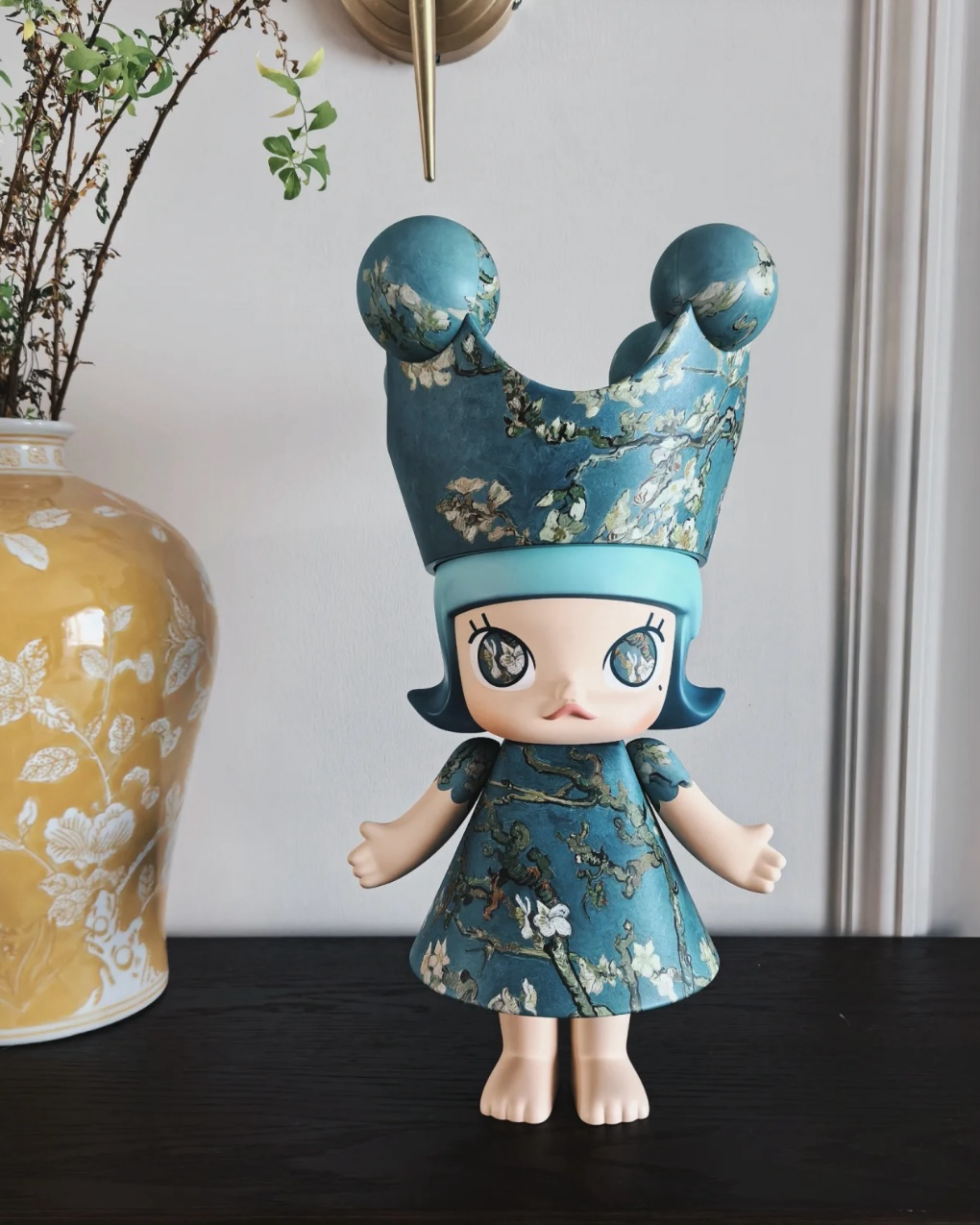 <官方正版>POPMART 泡泡瑪特 MEGA ROYAL MOLLY 杏花 梵谷博物館聯名 400% 1000%