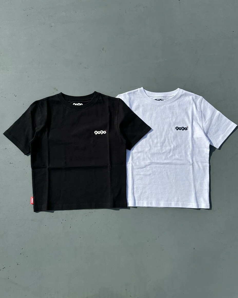 9090 OG Pack-T 胸口刺繡小LOGO 黑白短Tee 兩件一組