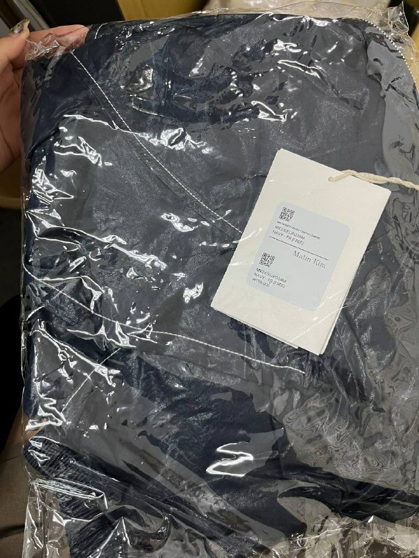 [S] MATIN KIM NAVY CROP HOODY COATING JUMPER, MK2400JP039M-NAVY (SMTK15)