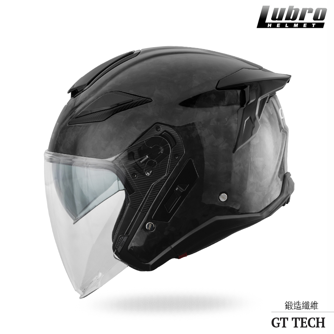 LUBRO GT TECH 鍛造碳纖維 半罩安全帽
