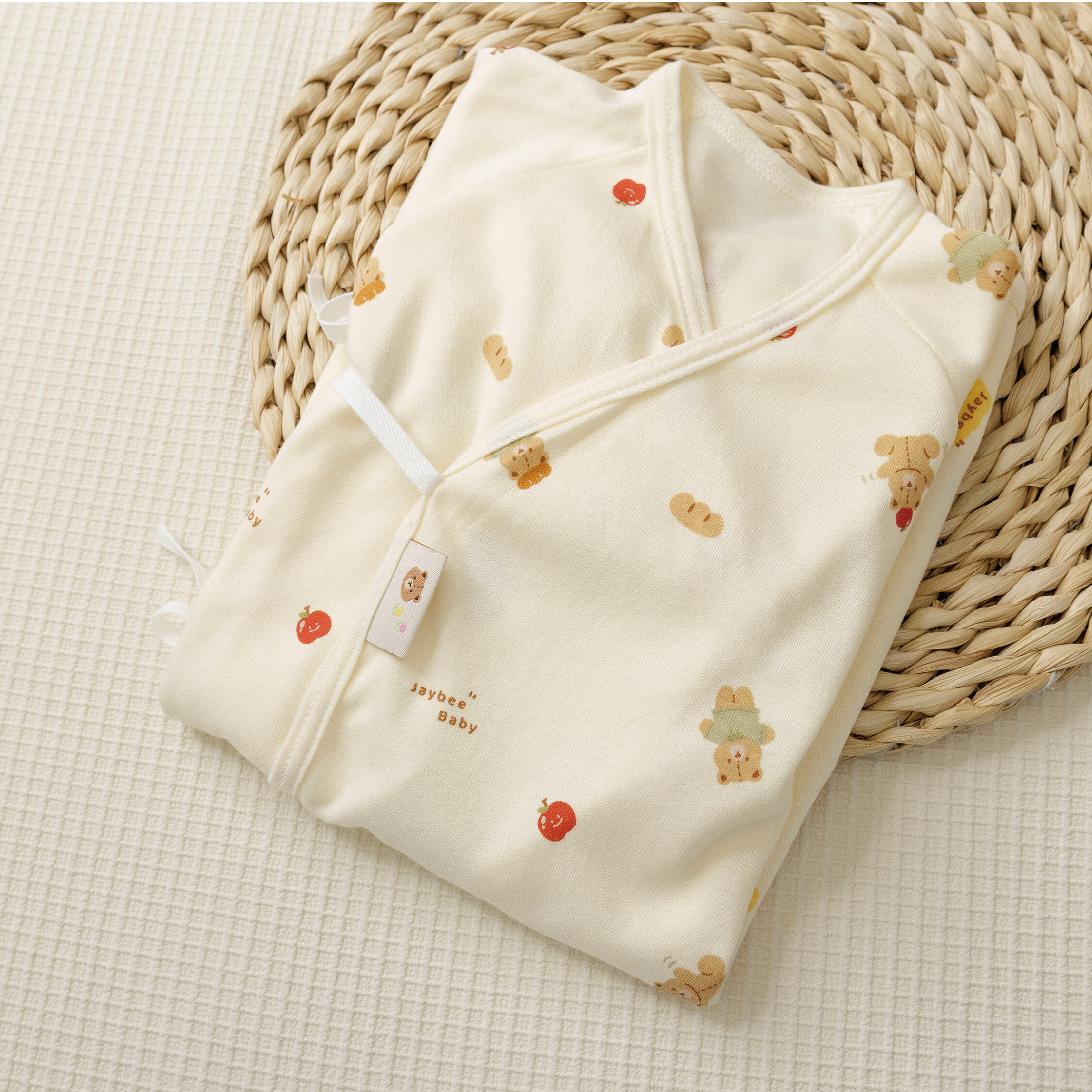 【JB0429】MIT原創蘋安小熊長袖蝴蝶衣