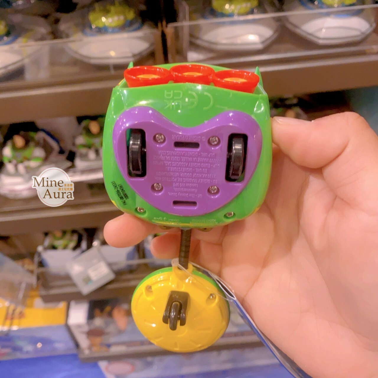 三眼怪 Alien 太空船 造型 玩具 迴力車 玩具總動員 Toy Story -上海迪士尼樂園
