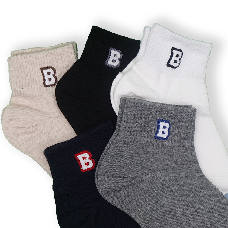【韓國】大B logo襪-男款