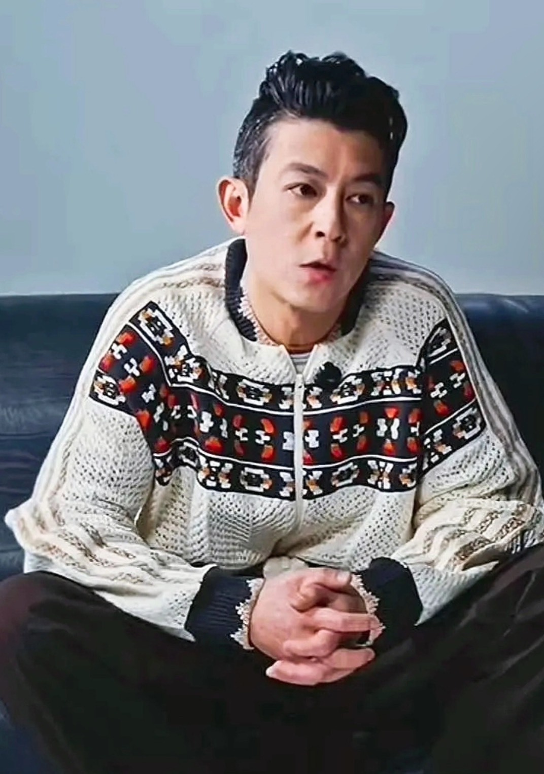 adidas originals x CLOT Edison Chen Knit 輕復古針織外套 - 米白