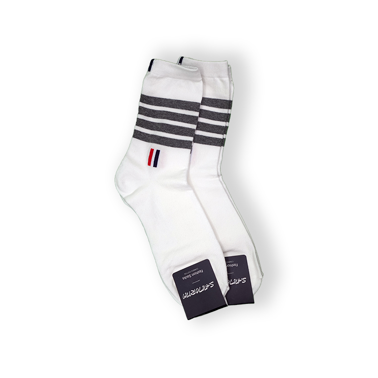【韓國】貴族條紋長襪-男款