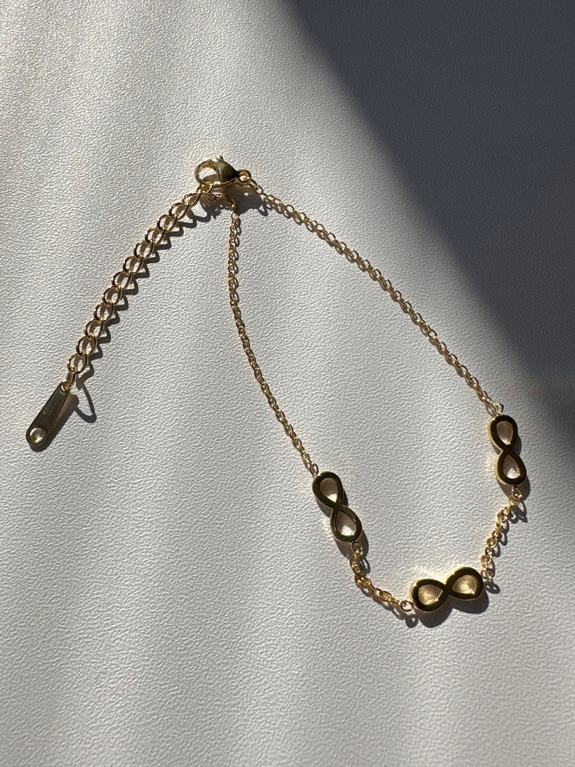 SS infinity bracelet