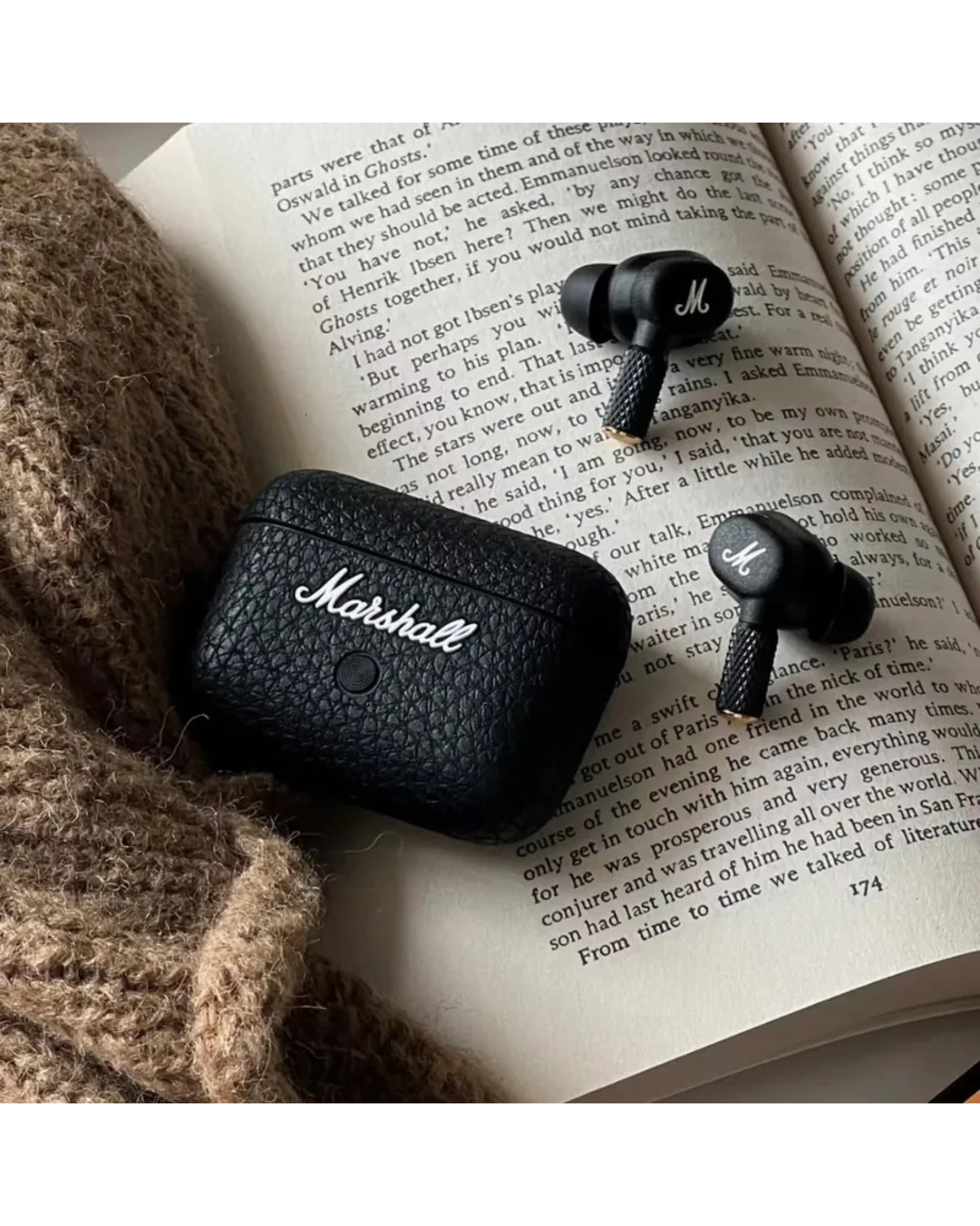 Marshall MOTIF A.N.C. 馬歇爾 藍芽耳機 耳塞式 經典黑 無線耳機