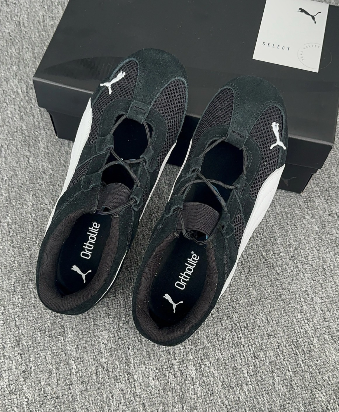 PUMA Speedcat Go 薄底休閒鞋 女 黑色