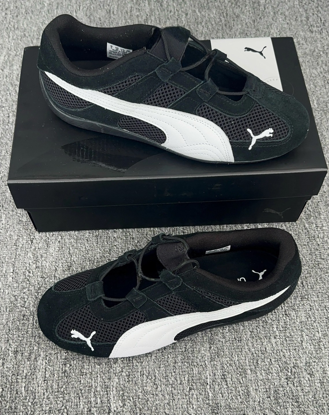 PUMA Speedcat Go 薄底休閒鞋 女 黑色