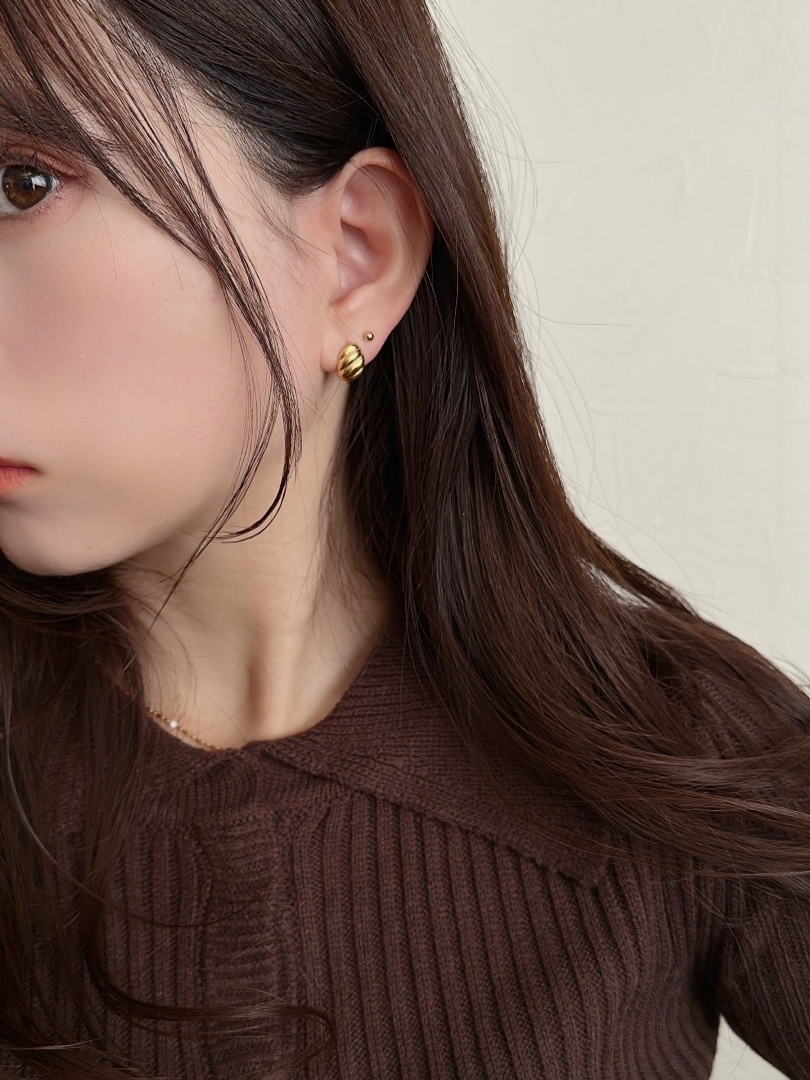 S925 croissant pierce