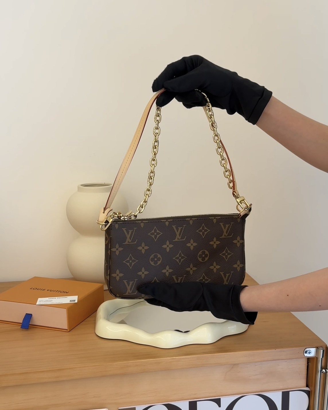 LV｜POCHETTE 三合一麻將包 棕色老花 M82766