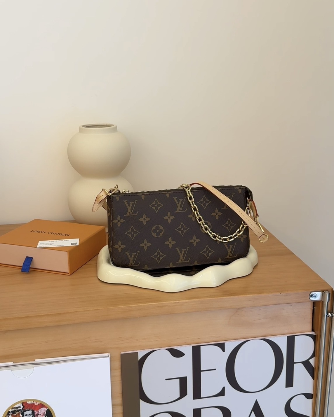 LV｜POCHETTE 三合一麻將包 棕色老花 M82766