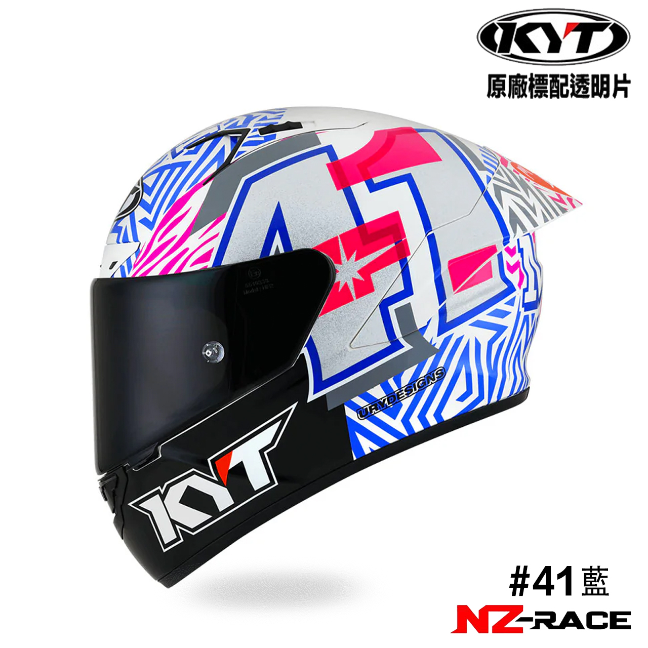 KYT NZ-RACE #41 全罩安全帽 藍