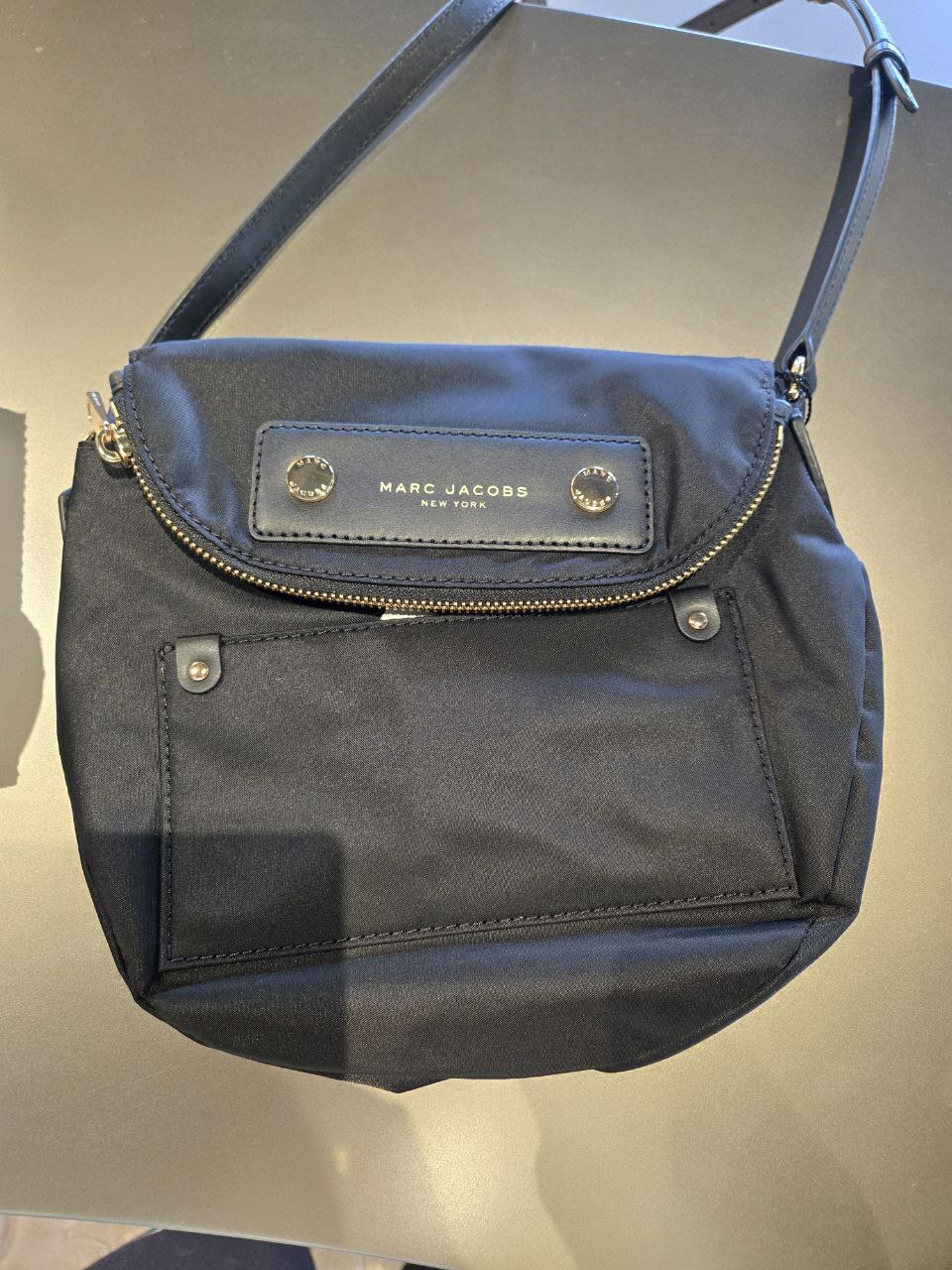 [U] MJ BLACK M0012909-001 PREPPY NYLON NATASHA MINI CROSSBODY BAG, 191267164847 (UMJ1142)