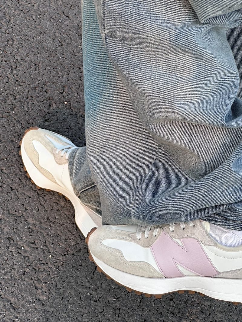 NEW BALANCE WMS 327 莫蘭迪粉