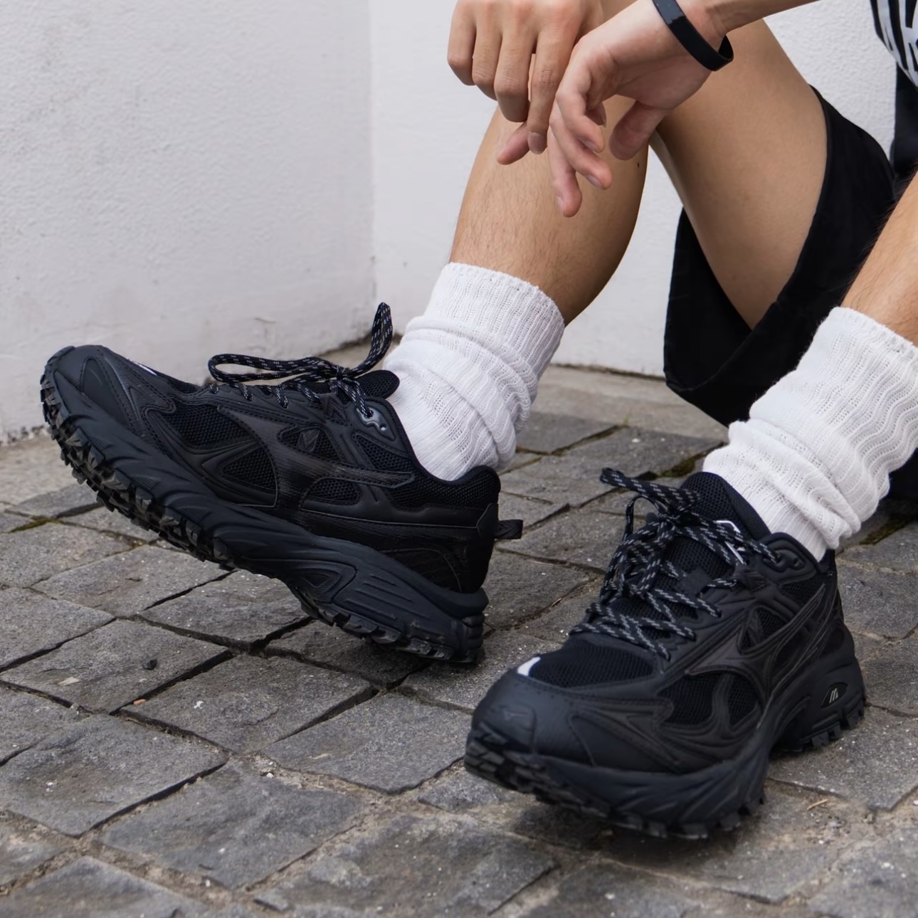 MIZUNO FIYI TL 全黑 黑色 舒適百搭 男女 中性鞋款 美津濃 厚底 D1GH251907