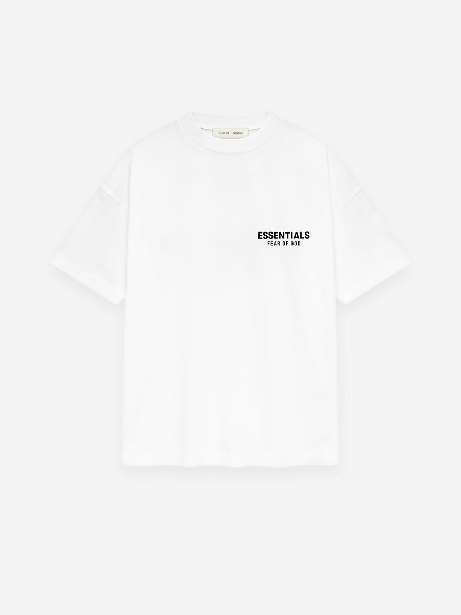 ESSENTIALS CLASSIC TEE- WHITE