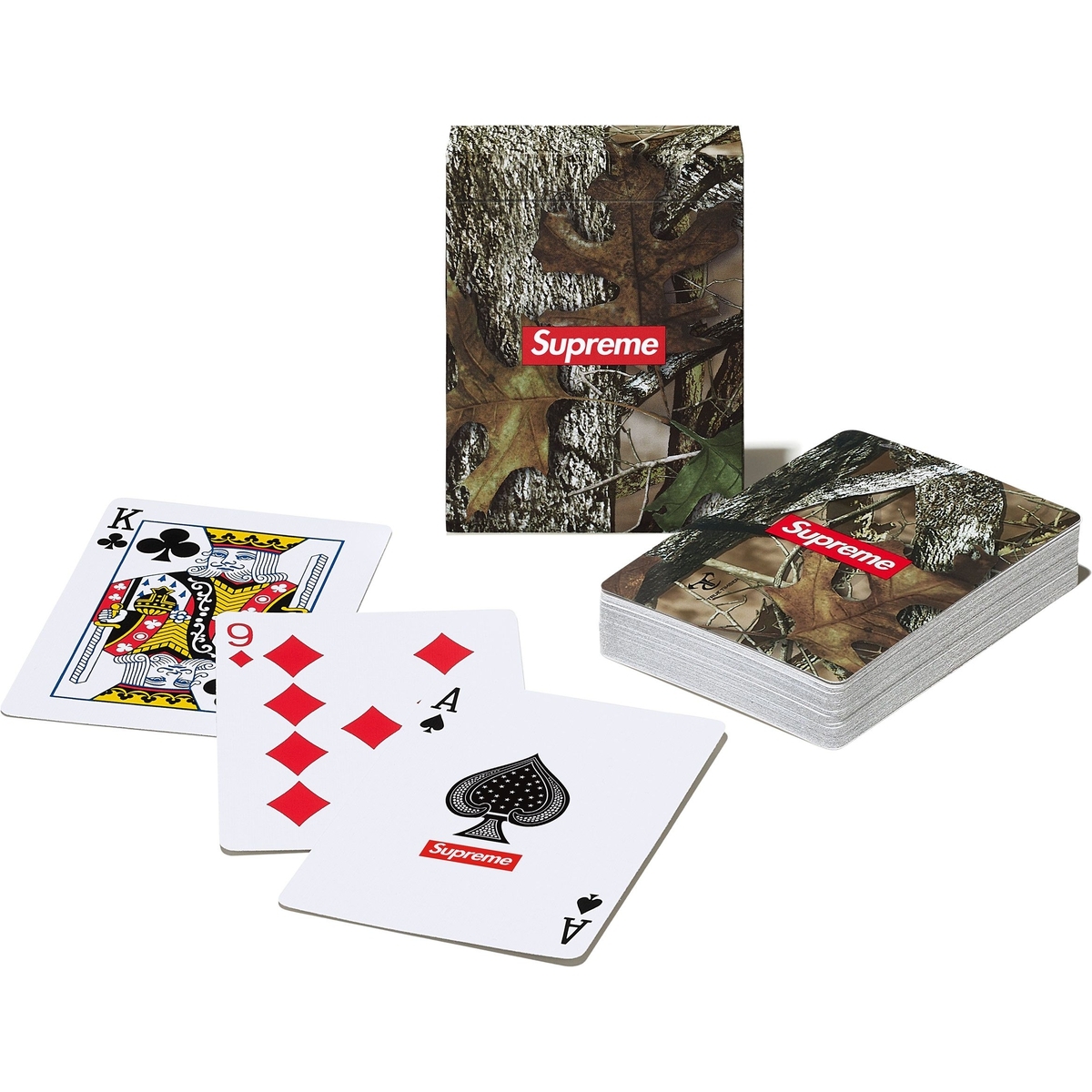 SUPREME SS25 CAMO PLAYING CARDS