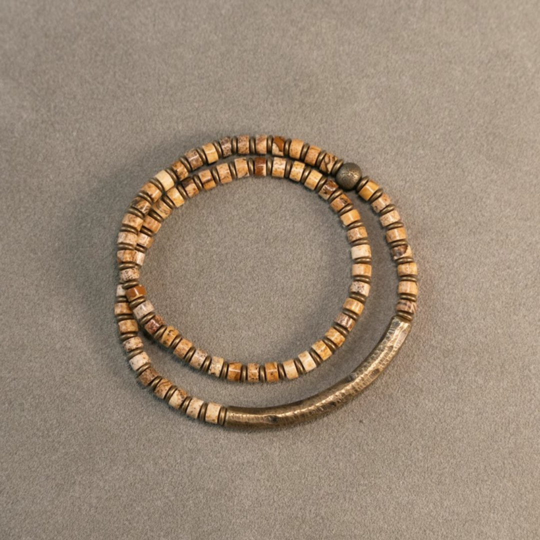 暮光古銅雙繞手環