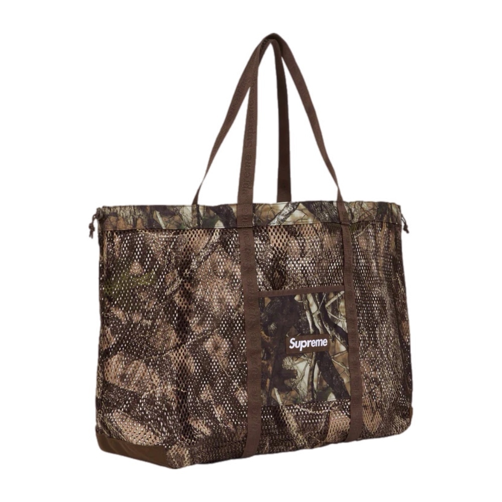 SUPREME 25SS MESH TOTE BAG 網布 網眼 手提包 提袋 彈力伸縮 大