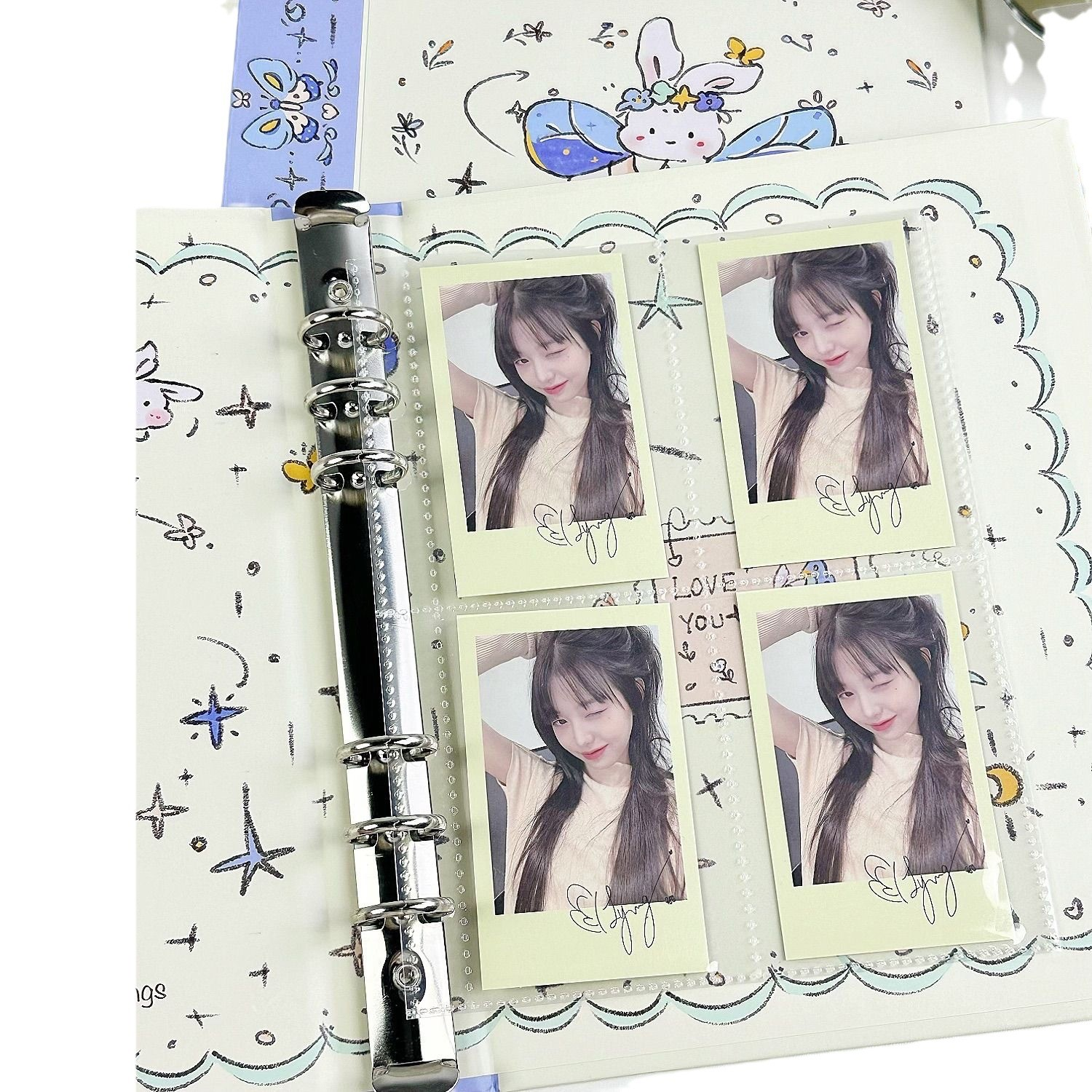 A5 4-Slot Loose-leaf Card Album for Idol Photocards