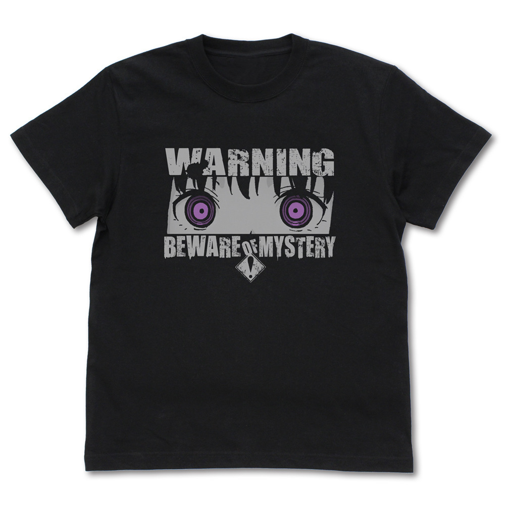 Cospa 0512 怪異出現注意 Tシャツ [TVアニメ「怪異と乙女と神隠し」] BLACK