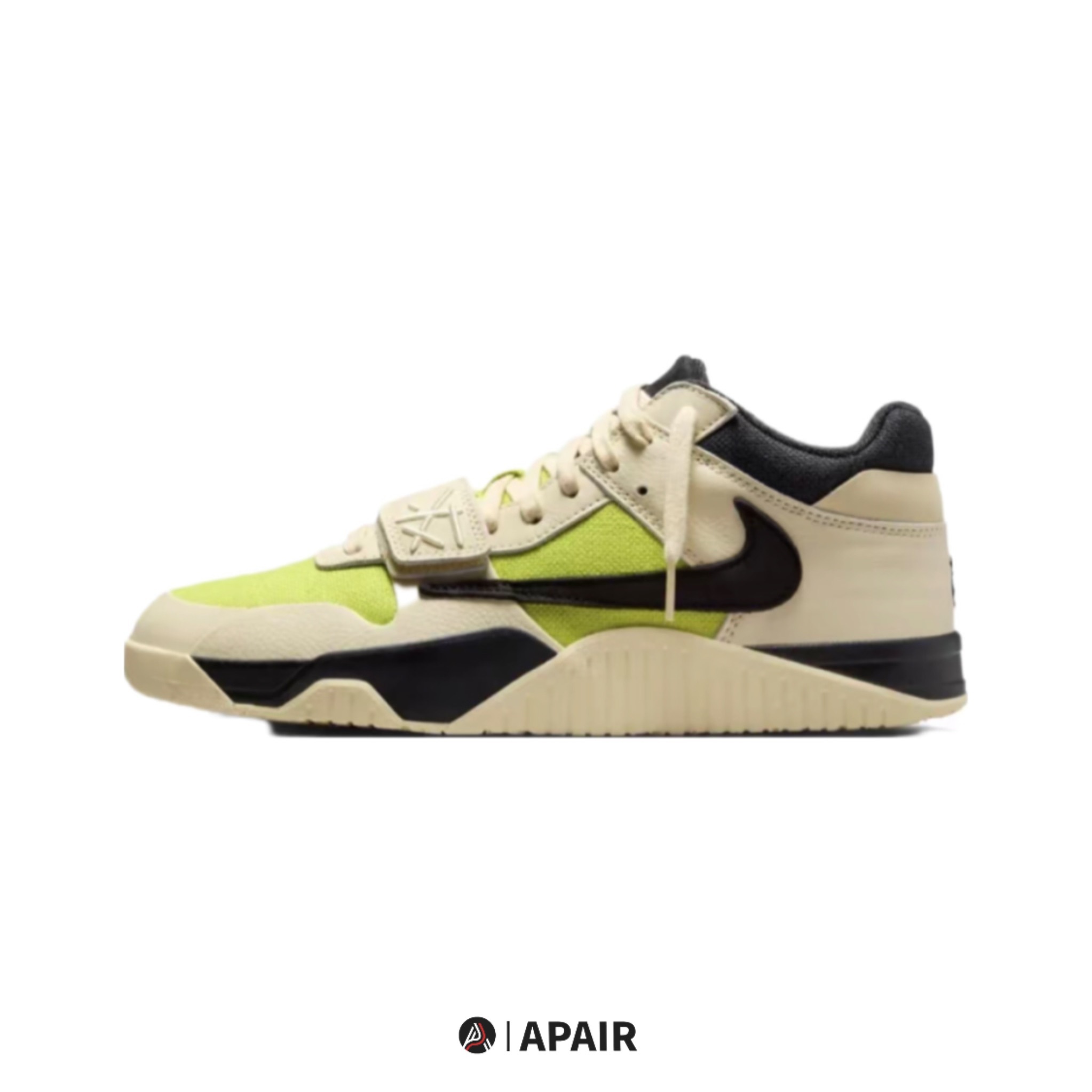 【APAIR】預購 Travis Scott x Jordan Jumpman Jack "Bright Cactus" 米黃黑 仙人掌綠 倒鉤 聯名 復古鞋款 FZ8117-102