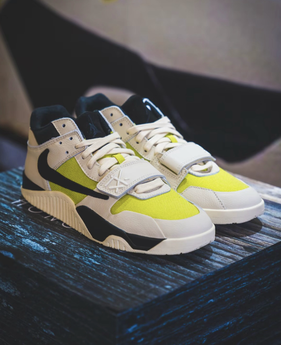 【APAIR】預購 Travis Scott x Jordan Jumpman Jack "Bright Cactus" 米黃黑 仙人掌綠 倒鉤 聯名 復古鞋款 FZ8117-102