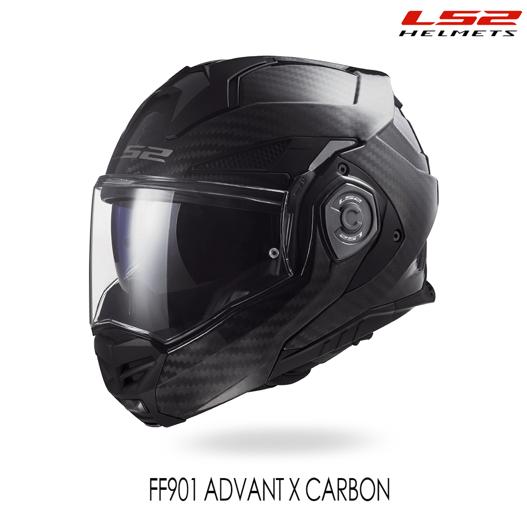LS2 FF901 ADVANT X CARBON 碳纖維 後掀式可樂帽